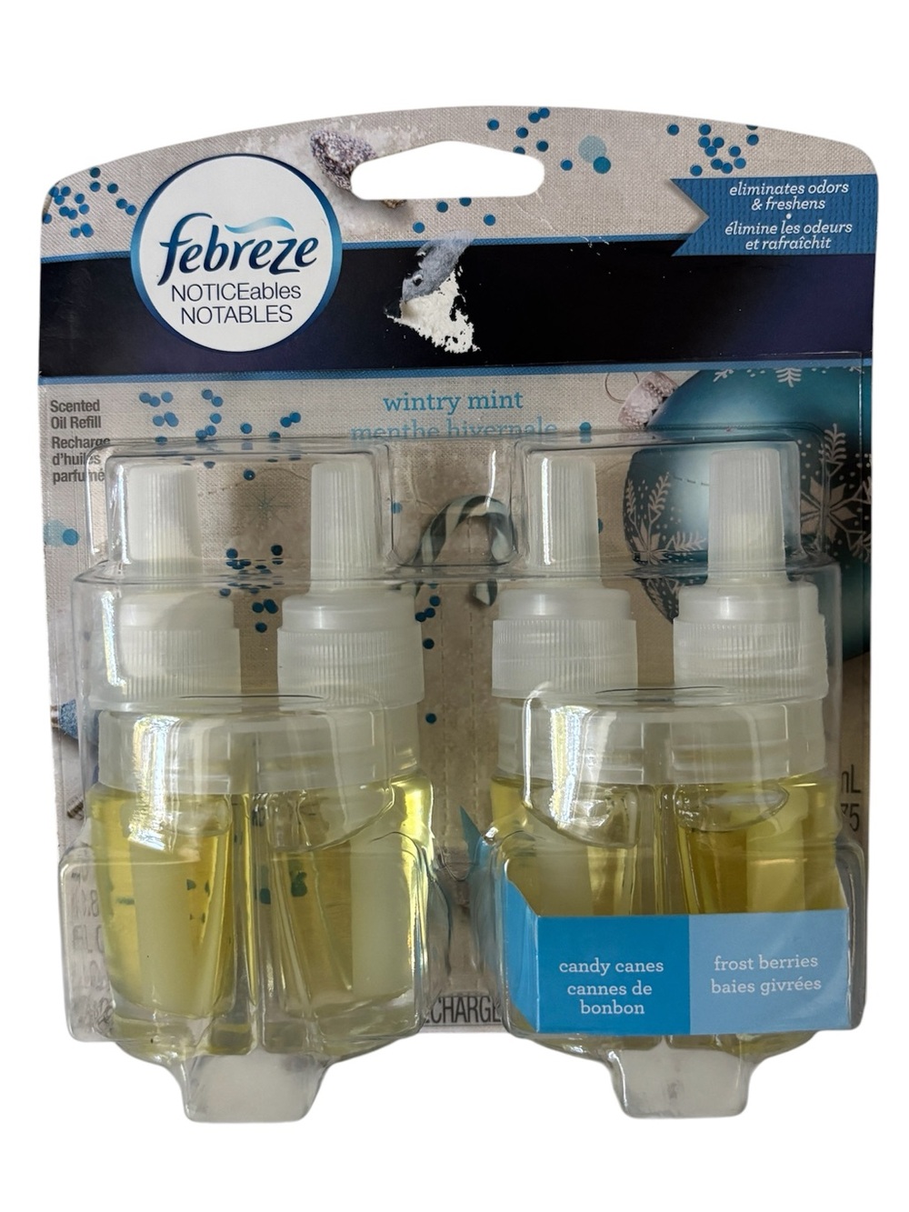RARE Febreze NOTICEables Scented Oil Refill Wintery Mint for use with SY-982